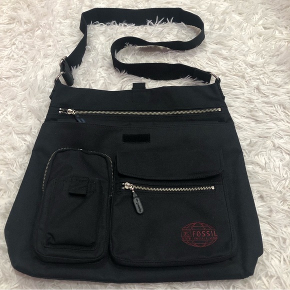 Fossil 54 Messenger Bag Tote Unisex Crossbody - Picture 1 of 11